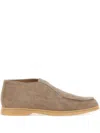 Duca Heritage Leo Suede Loafers In Neutral