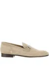 Duca Heritage Vasco Kaleido 129 Suede Loafers In Neutral