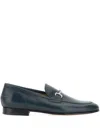 Duca Heritage Vasco Lord Leather Loafers In Blue