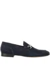 Duca Heritage Vasco Suede Loafers In Blue