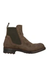 Ducanero Man Ankle Boots Khaki Size 7 Leather
