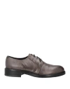 Ducanero Man Lace-up Shoes Grey Size 11 Leather
