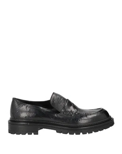 Ducanero Man Loafers Black Size 7 Calfskin