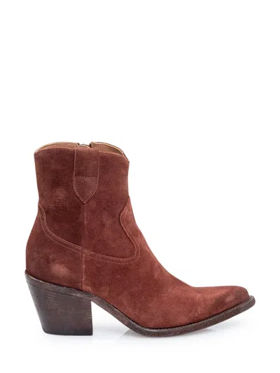 Ducanero Suede Loafers With Stitch Detail In Heron