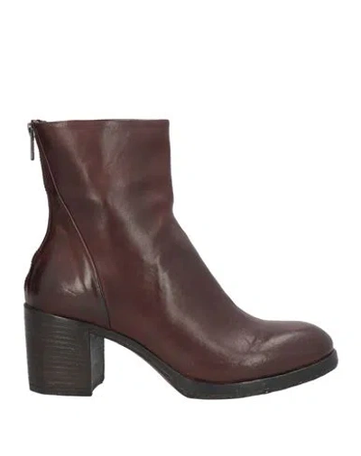 Ducanero Woman Ankle Boots Chocolate Brown Size 10 Calfskin