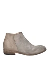 Ducanero Woman Ankle Boots Light Grey Size 7.5 Leather In Grey
