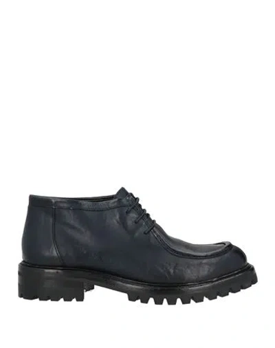 Ducanero Woman Ankle Boots Midnight Blue Size 10 Leather