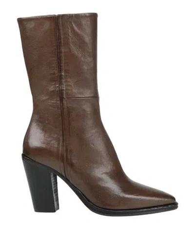 Ducanero Woman Ankle Boots Military Green Size 11 Leather
