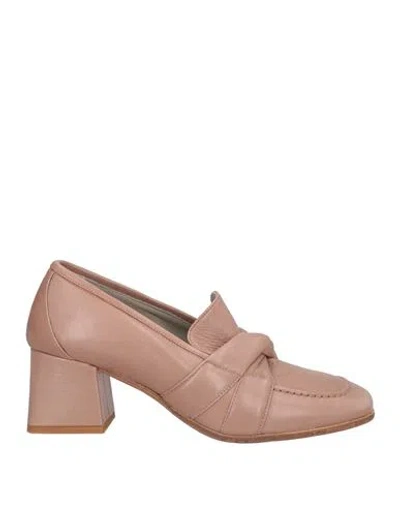 Ducanero Woman Loafers Light Brown Size 7 Leather