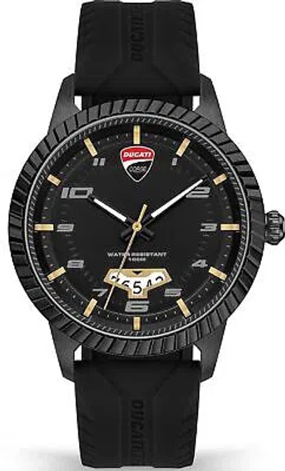 Pre-owned Ducati Men's Analogue Quartz Watch Dtwgn2019504