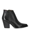 Duccio Del Duca Black Texan Ankle Boot In Black