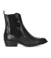 Duccio Del Duca Black Texan Bootie In Black
