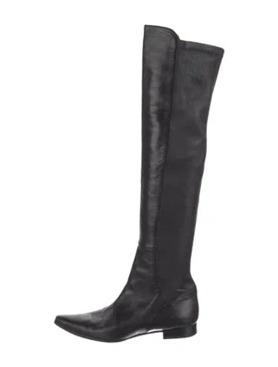 Pre-owned Duccio Del Duca Leather Boots In Black