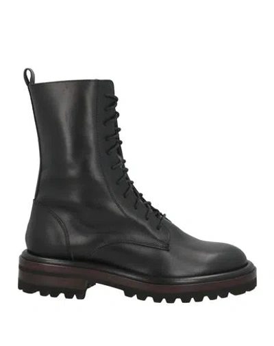 Duccio Del Duca Woman Ankle Boots Black Size 7.5 Leather