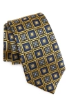 Duchamp Geometric Silk Tie In Multi