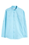 DUCHAMP LINEN BLEND DRESS SHIRT