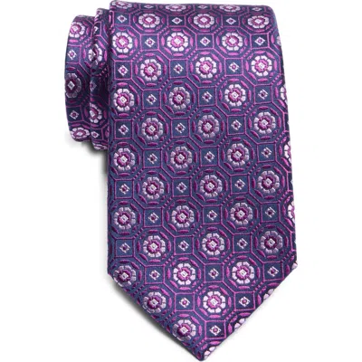 Duchamp Medallion Print Silk Tie