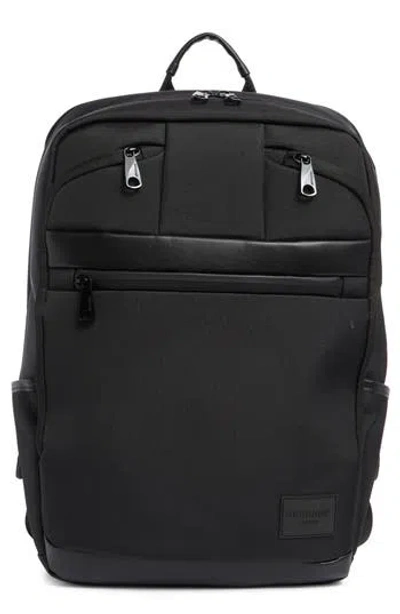 Duchamp Padded Laptop Backpack In Black/black Trim