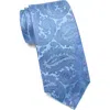 Duchamp Paisley Jacquard Silk Tie In Blue