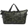 Duchamp Rubberized Duffle In Olive