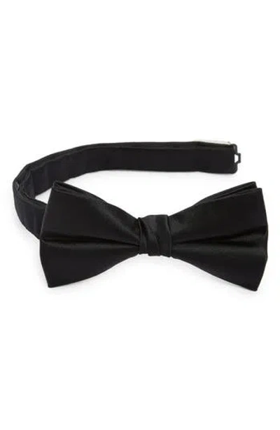 Duchamp Silk Bow Tie In Black