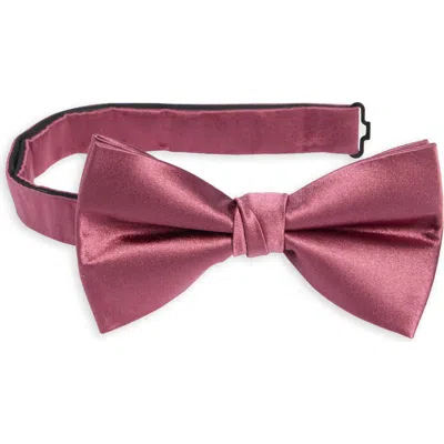 Duchamp Silk Bow Tie In Rose