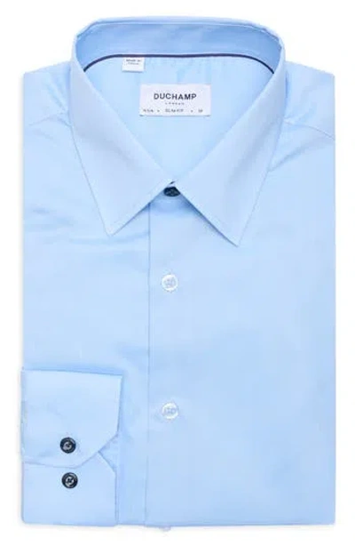 Duchamp Slim Fit Stretch Cotton Dress Shirt