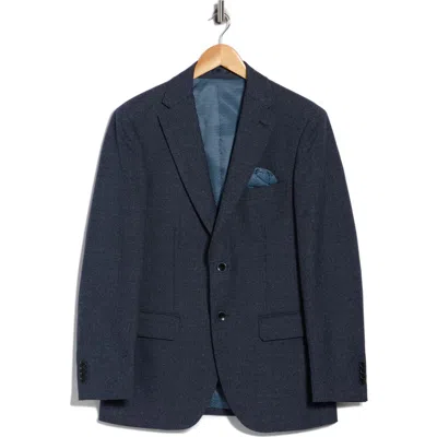 Duchamp Slim Fit Stretch Knit Sport Coat In Blue