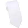 Duchamp Solid Silk Tie In White