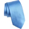 Duchamp Solid Silk Tie In Blue