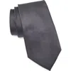 Duchamp Solid Silk Tie In Gray