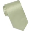 Duchamp Solid Silk Tie In Green