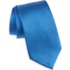 Duchamp Solid Silk Tie In Royal Blue