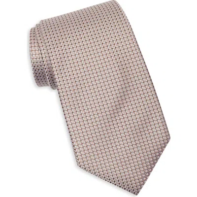Duchamp Textured Silk Tie In Gray