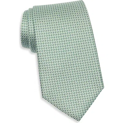 Duchamp Textured Silk Tie In Green