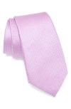 Duchamp Textured Silk Tie In Pink