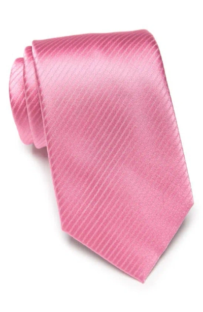 Duchamp Textured Silk Tie In Pink
