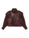 Ducie Grained Leather Jacket