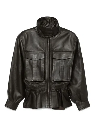 DUCIE HAZEL LEATHER JACKET
