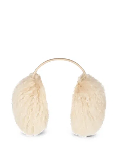 Ducie Iva Wool Earmuffs In 뉴트럴