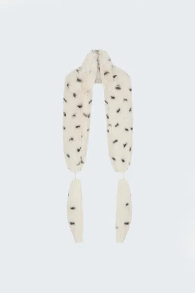 Ducie Leah Fur Scarf In Neutral