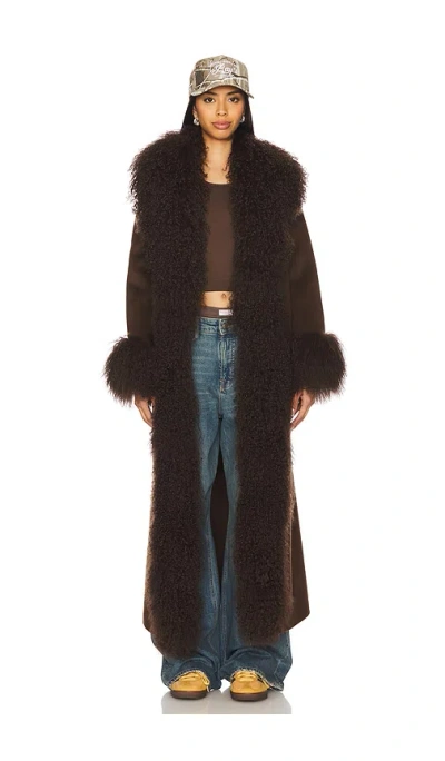 Ducie Lola Coat In Choclolate