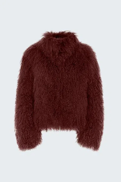 Ducie Rochelle Shearling Coat In Multi