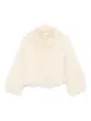 Ducie Rochelle Shearling Jacket In White