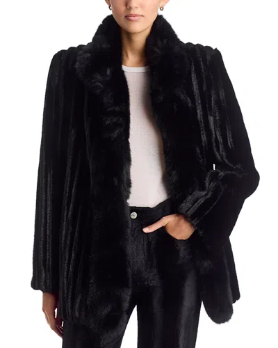 Ducie Sienna Faux Fur Jacket In Black