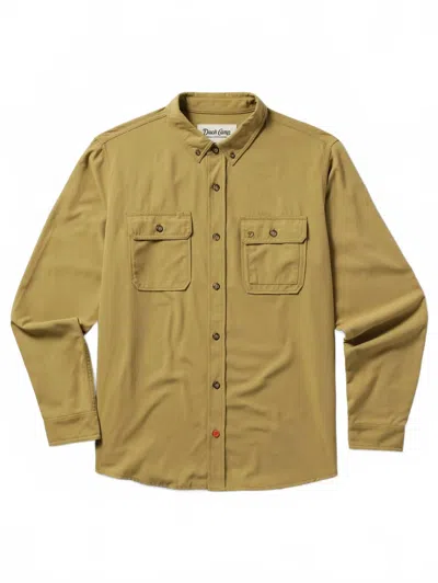 Duck Camp Men's Field Shirt In Wheat In Brown