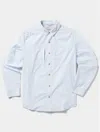 Duck Camp Men's Helm Long Sleeve Shirt In Clear Skies Grid In Multi