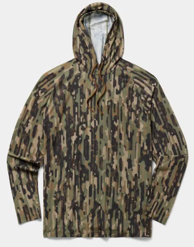 Duck Camp Men's Lightweight Performance Drirelease Hoodie In Woodland In Green