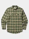 Duck Camp Men's Long Sleeve Camp Shirt In Green In Green