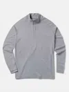 Duck Camp Men's Merino Quarter Zip In Oyster In Gray